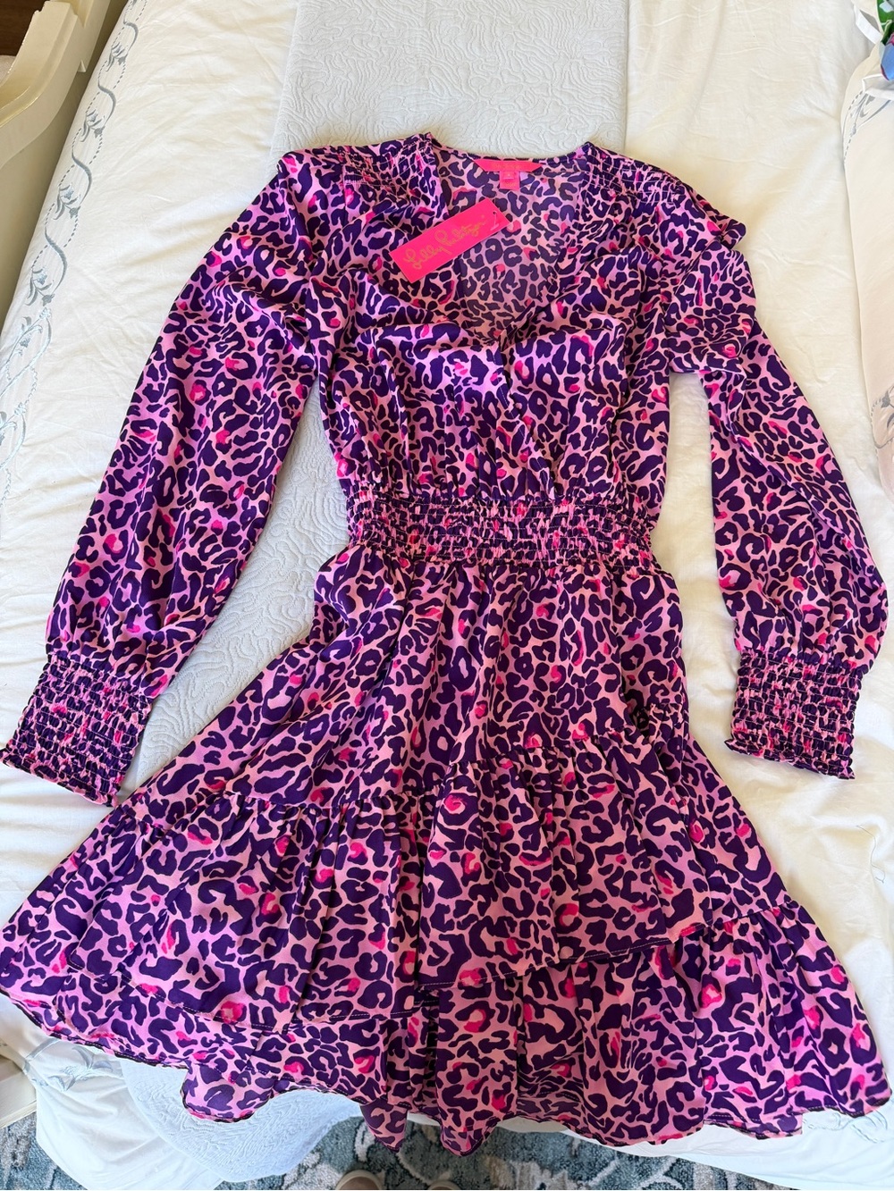Lilly Pulitzer Cristiana Stretch Dress in Purple Berry